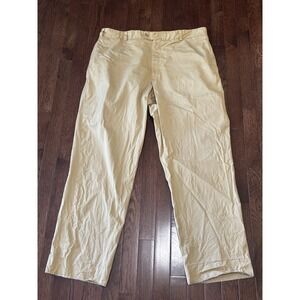Bills Khakis M2 Chino Pants 40x31 Beige Classic Fit Straight Flat Front Unhemmed